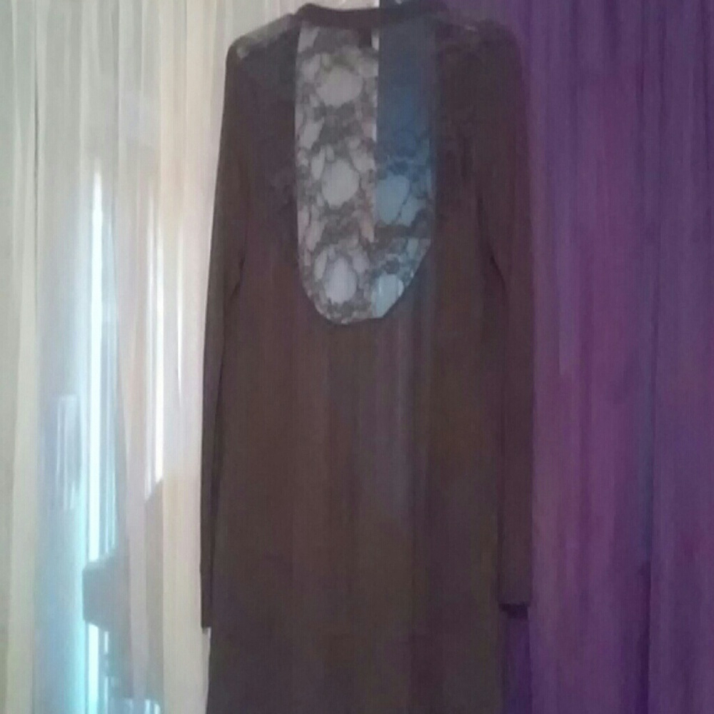 Laced Back Cardigan